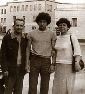 Иосиф Шайкин, Евгений и Жанна Ягодины. Киев, 1982 год