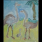 de5d317e12919a654d945dd25e41bcd0.jpg
#$#
The family of ostriches
Oil on canvas (at the age of 8)